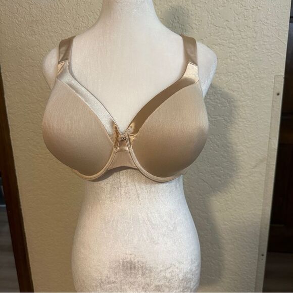 Vanity‎ Fair Lingerie® Illumination Full-Figure Bra 76338 Size 40D Rose Beige - Picture 5 of 9